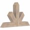 Ekena Millwork Saratoga Smooth Timber Gable Bracket, Douglas Fir, 48"W x 30"H x 5 1/2"D x 5 1/2"F, 15/12 Pitch GBW048X30X0606SAR00SDF - alternate 3